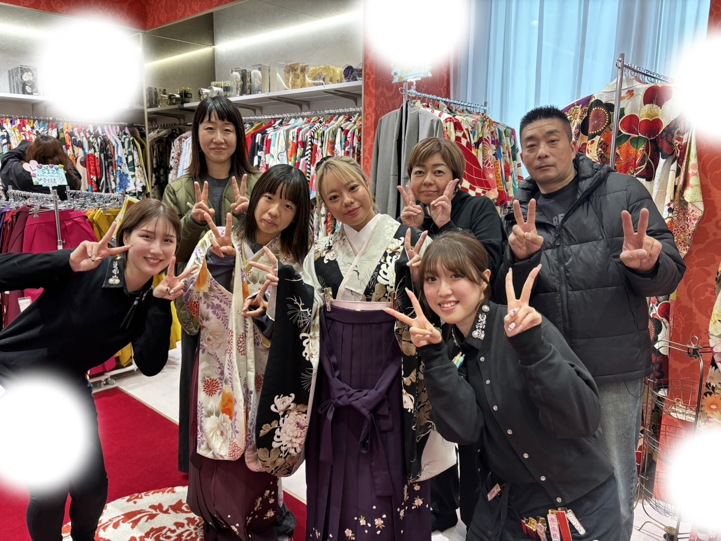 【TAKAZEN大阪梅田本店】♡3日　お二人ともとっても華やかでかわいい袴姫ちゃん♡